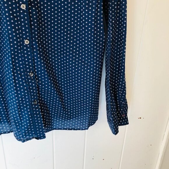 GH Bass & Company Womens Shirt Star Print Button Up X-Large - Picture 8 of 8